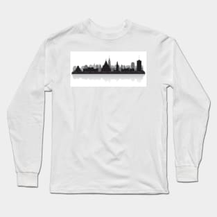 Ottawa Black/White City Scape Long Sleeve T-Shirt
